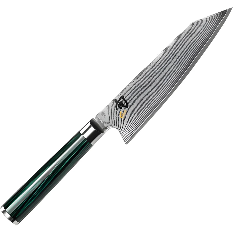 KAI Shun Green Kiritsuke 15 cm – Edizione Limitata 600 Esemplari Damascato 32 Strati DM-777G