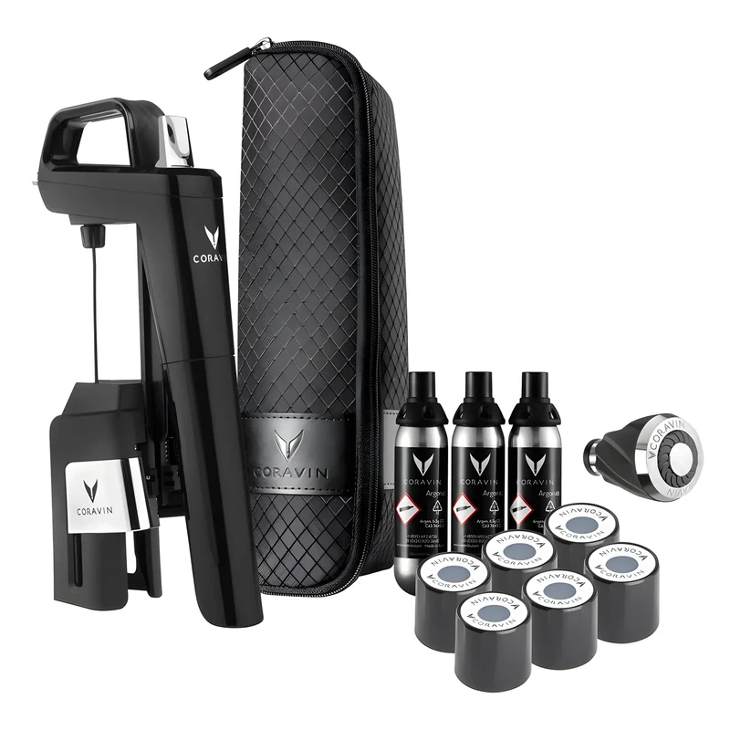 Set Sistema Mescita "Coravin" Timeless Six + Nero