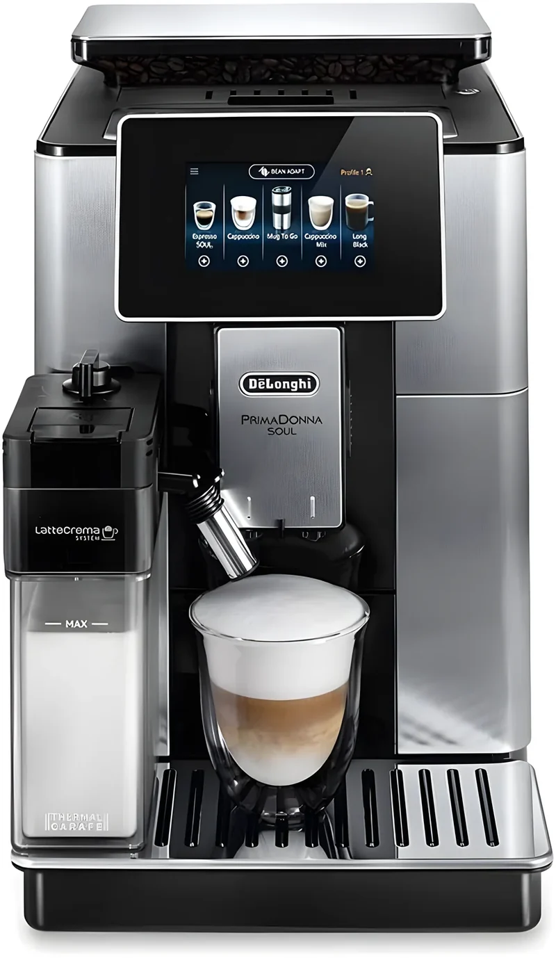 De'Longhi macchina da caffè Primadonna Soul ECAM610 74.MB + Tazza termica da viaggio 250 ml