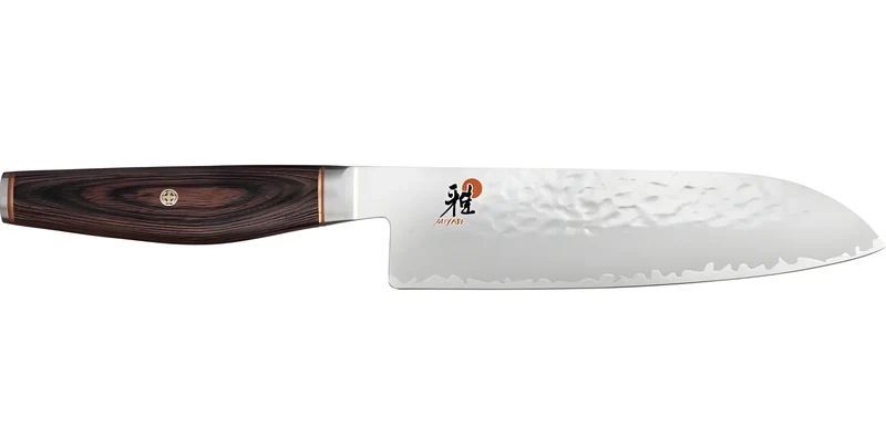 Miyabi 6000MCT Coltello Santoku Martellato 18 cm – Acciaio MC63, Art. 34074-181