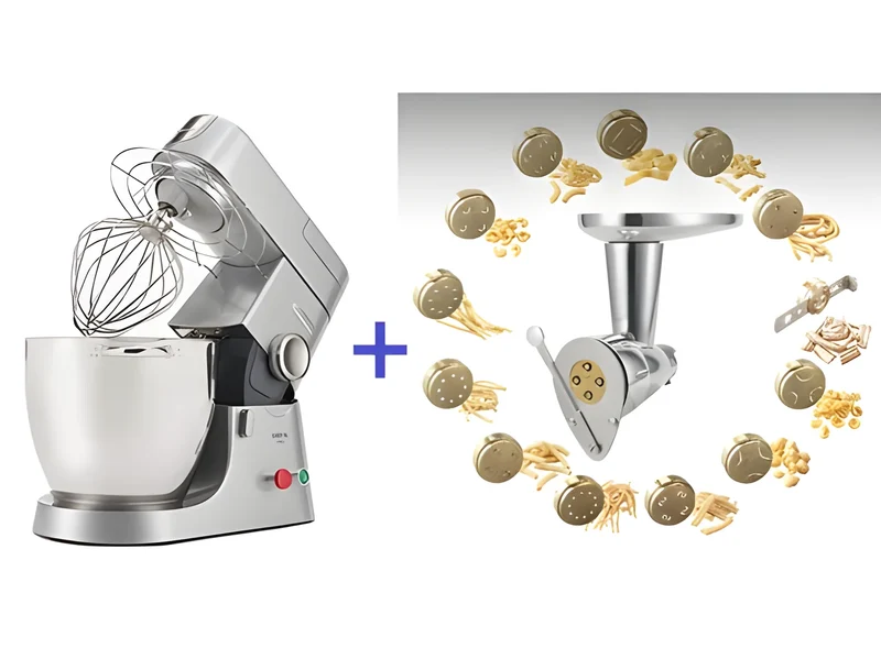Impastatrice per Pasta Fresca Kenwood Chef XL KPL9000S | Torchio Estrusore + Trafile in Bronzo