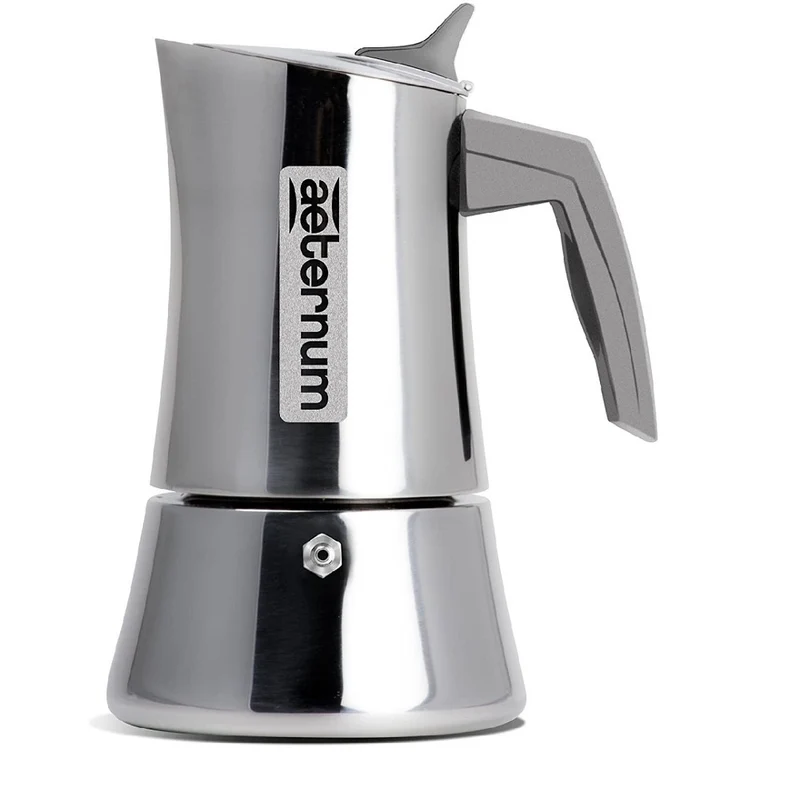 CAFFETTIERA Aeternum DIVINA 6Tazze ACCIAIO