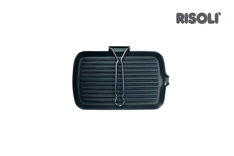 Risolì Bistecchiera Ghisa manico pieghevole 36×23cm 000112/36G00 adatta al piano induzione