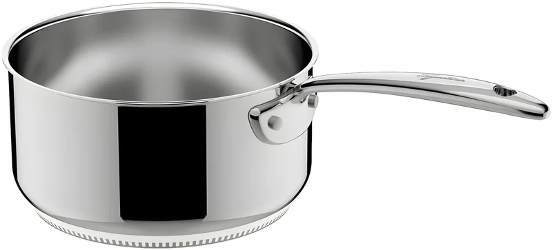 Lagostina Accademia Lagofusion Casseruola Fonda 20 cm Manico Lungo | Acciaio Inox 18/10, Induzione