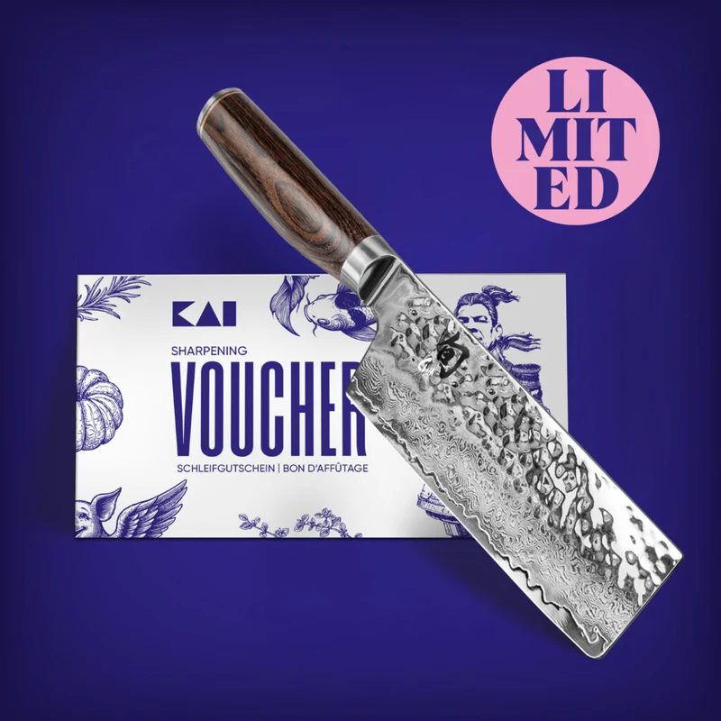 KAI Shun Premier Tim Mälzer Nakiri 14 cm Limited Set Natale 2025 + Voucher Affilatura TDM1742-W25