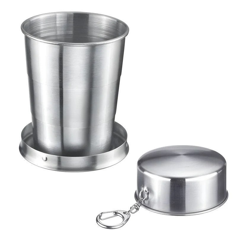 Westamark Bicchiere da viaggio con coperchio "Revivo", pieghevole