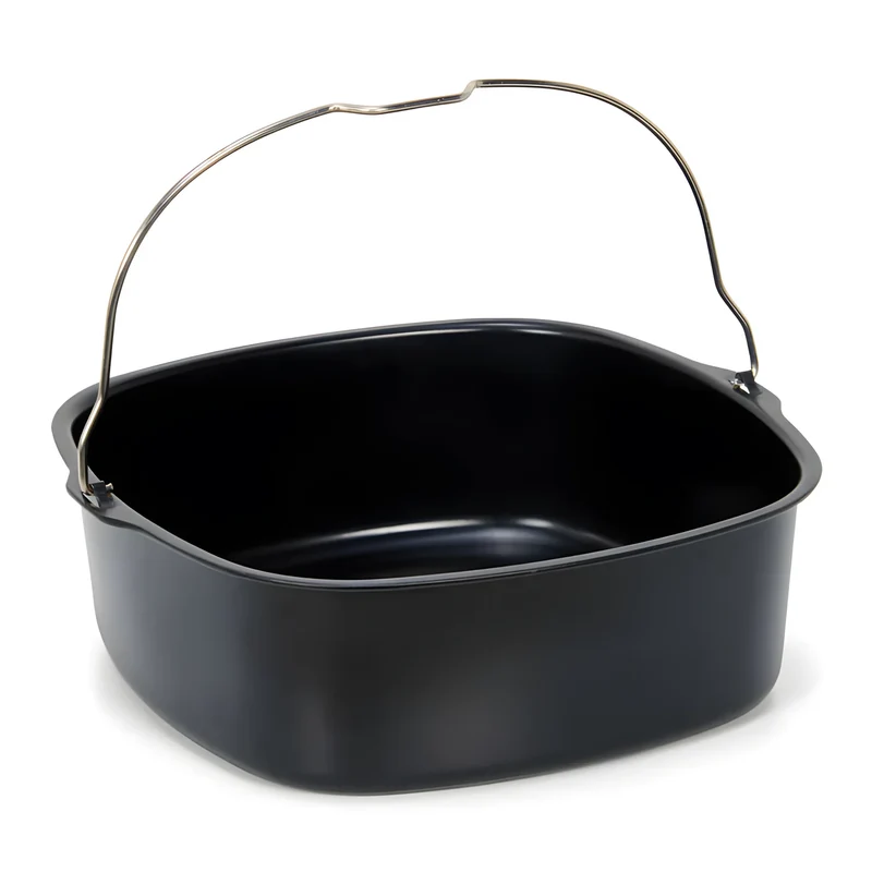 Patisse Stampo per torta quadrato con maniglia, adatto per friggitrice ad aria cm 21x21