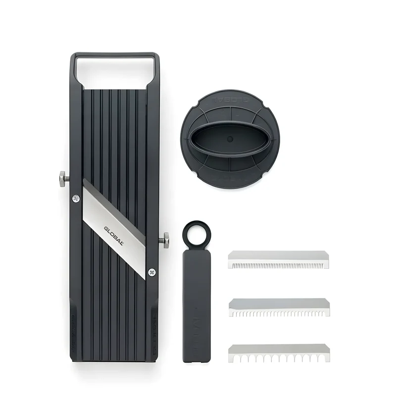 Global Mandolina/Affettaverdure by Benriner con 3 lame intercambiabili e custodia per lame mm 95/cm 34,5 GSL-95/BC GSL-95/BC