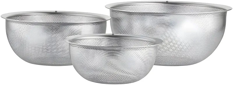 Zwilling Prep Set 3 Colini in Acciaio Inox – Ø 16, 20, 24 cm, Salvaspazio, Art. 643015-01