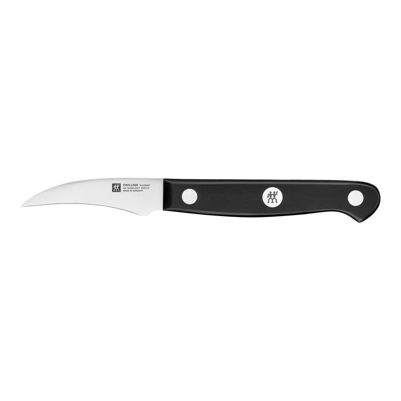 Zwilling Gourmet Spelucchino Curvo Liscio 6 cm – Acciaio Inox, Manico Ergonomico