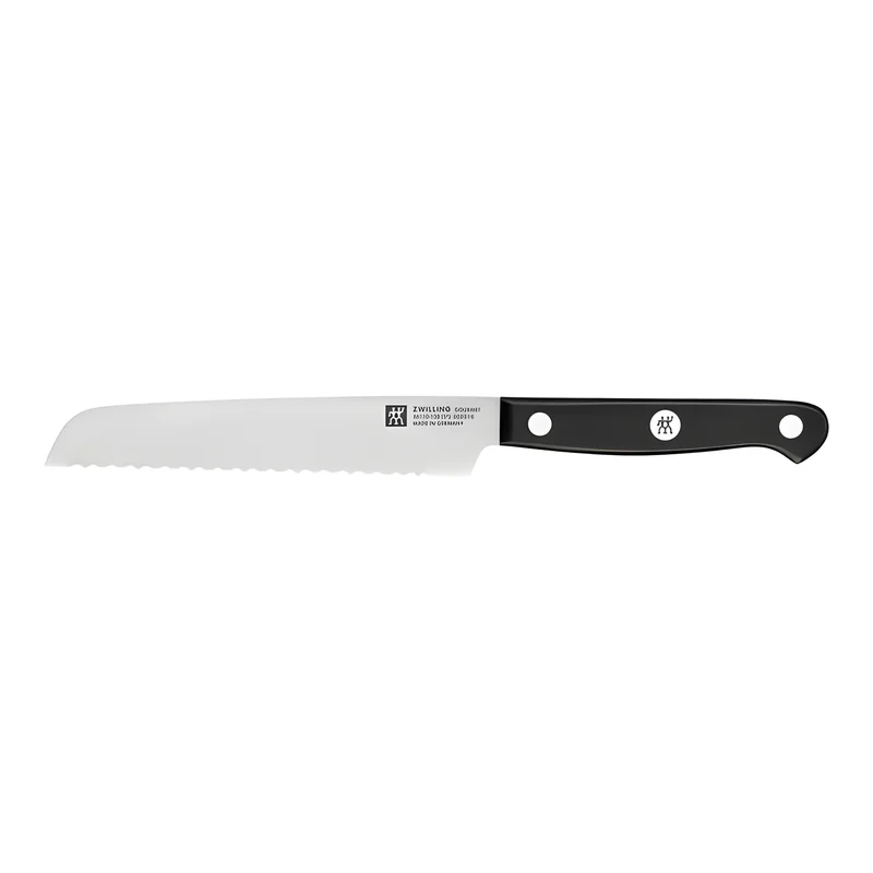 Zwilling Gourmet Coltello Universale Seghettato 13 cm – Acciaio Inox, Manico Ergonomico