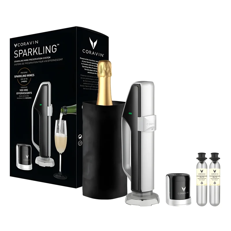 Coravin Sparkling Wine set 5 pezzi Sistema mescita spumante/champagne
