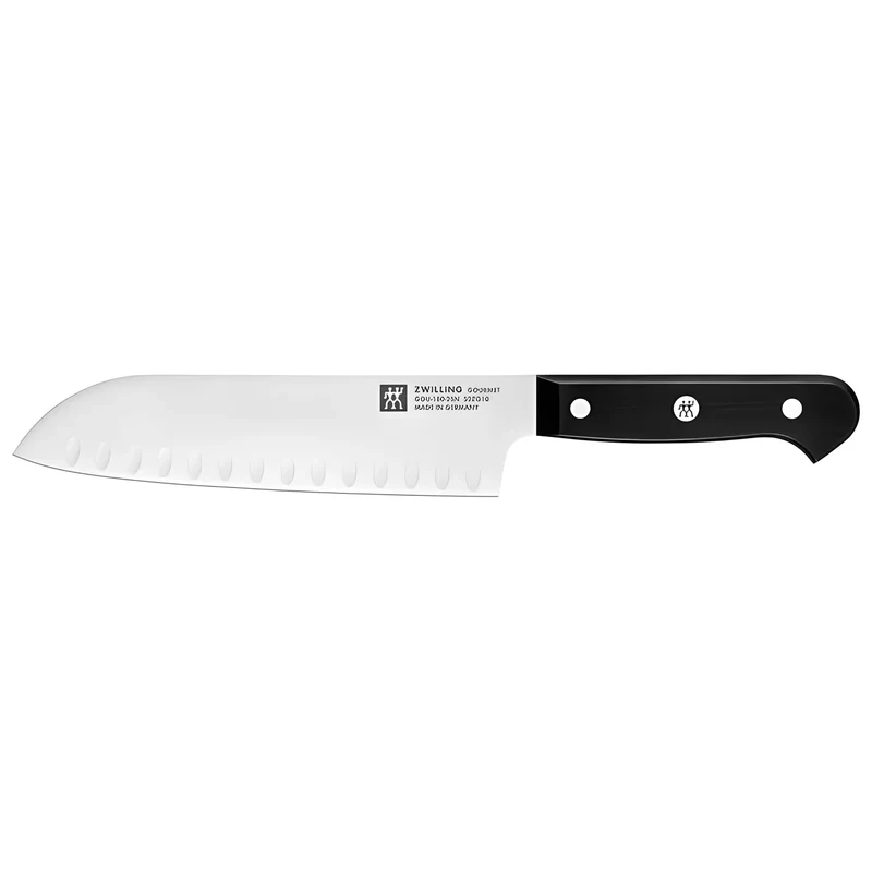Zwilling Gourmet Coltello Santoku Alveolato 18 cm – Acciaio Inox, Manico Ergonomico