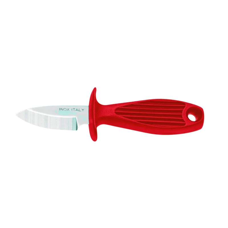 Apri ostriche inox con salvamano 515I ROSSO