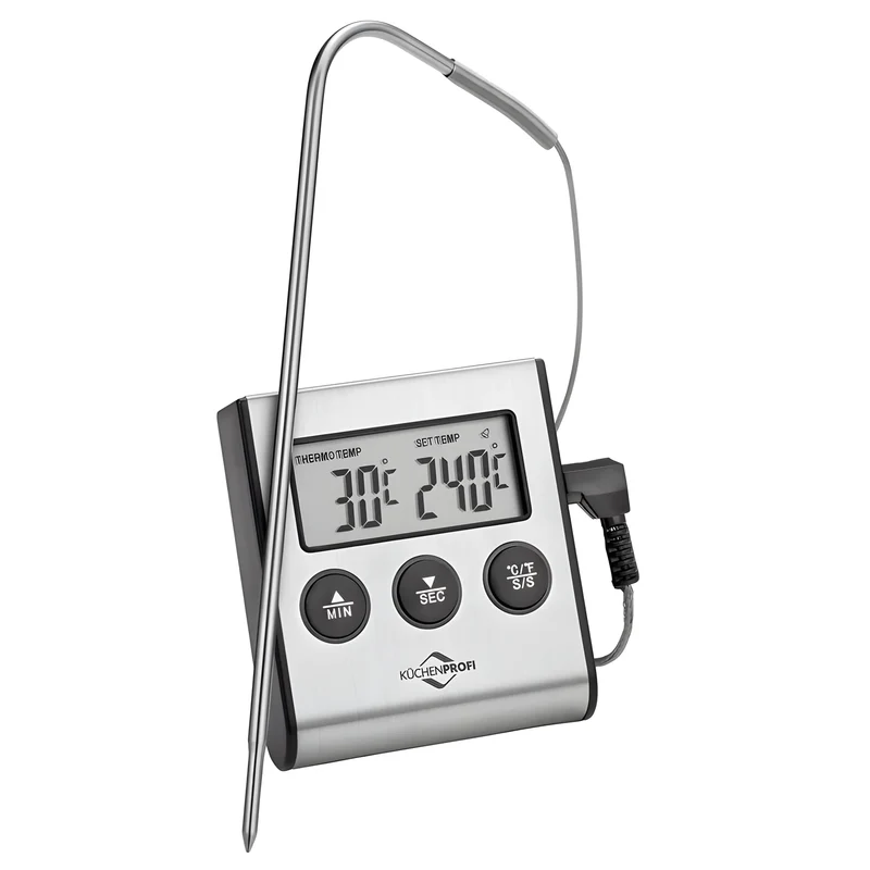 Kuchenprofi Termometro digitale con sonda adatto per forni o grill/BBQ "Primus" da -50°C a 300°C