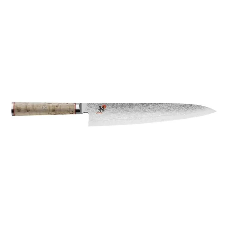 Miyabi 5000 MCD 67 Coltello Gyutoh 24 cm – Acciaio SG2 63 HRC, 133 Strati Damasco, Manico Marrone Chiaro