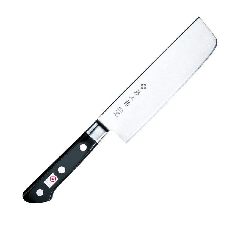 TOJIRO CLASSIC Coltello Nakiri adatto per verdure cm 17 Acciaio tre strati VG10 F-502
