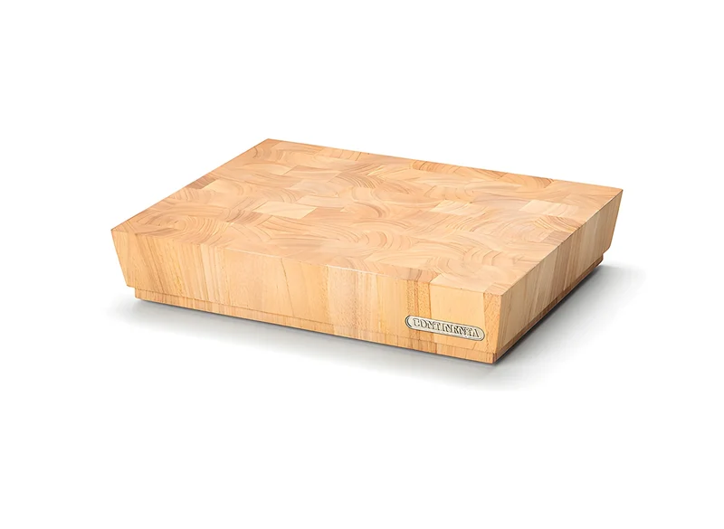 Continenta Tagliere/ceppo rettangolare in legno massello alto cm 48x36x7,3 5260678