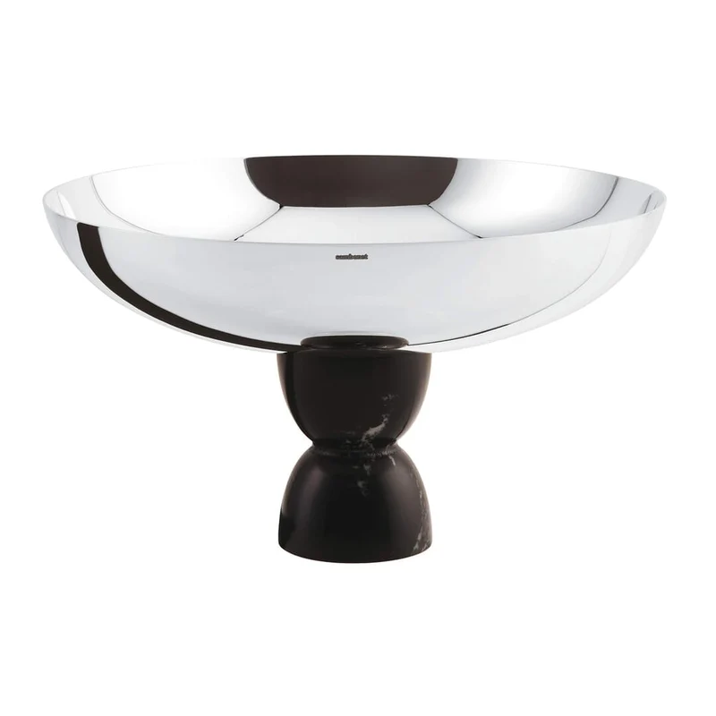 MADAME Coppa con piede - Acciaio inox, Resina