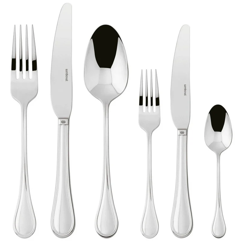 Royal - servizio tavola 36 posate monoblocco - in acciaio inox