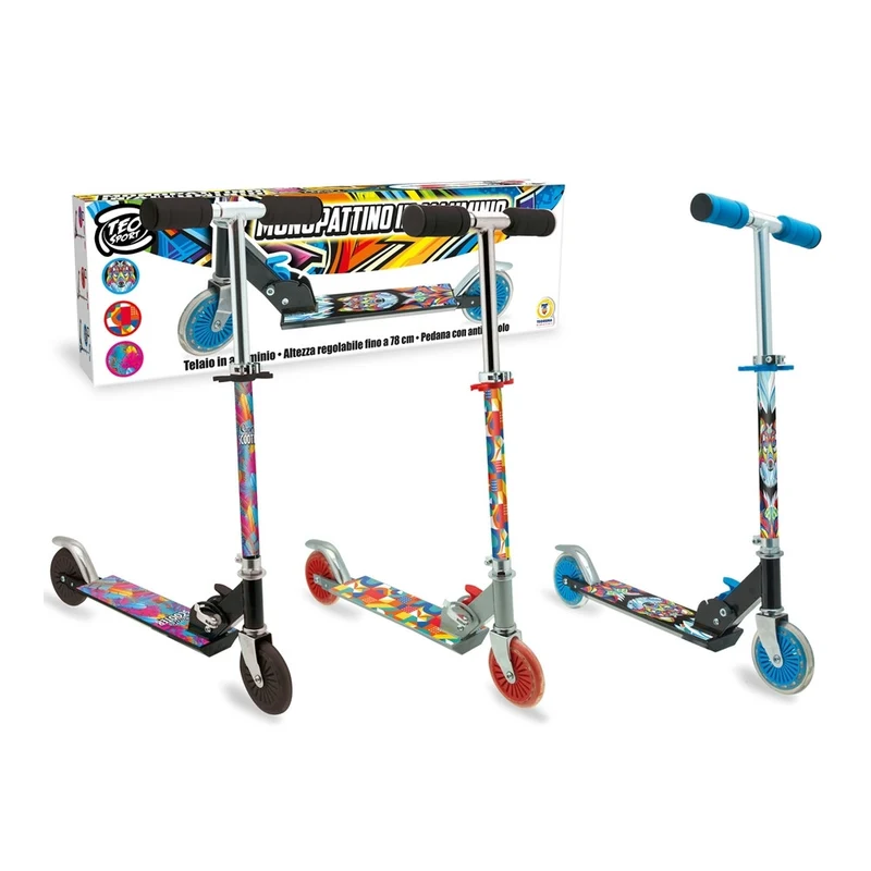 Teosport Monopattino All. Ruote 120Mm 50Kg