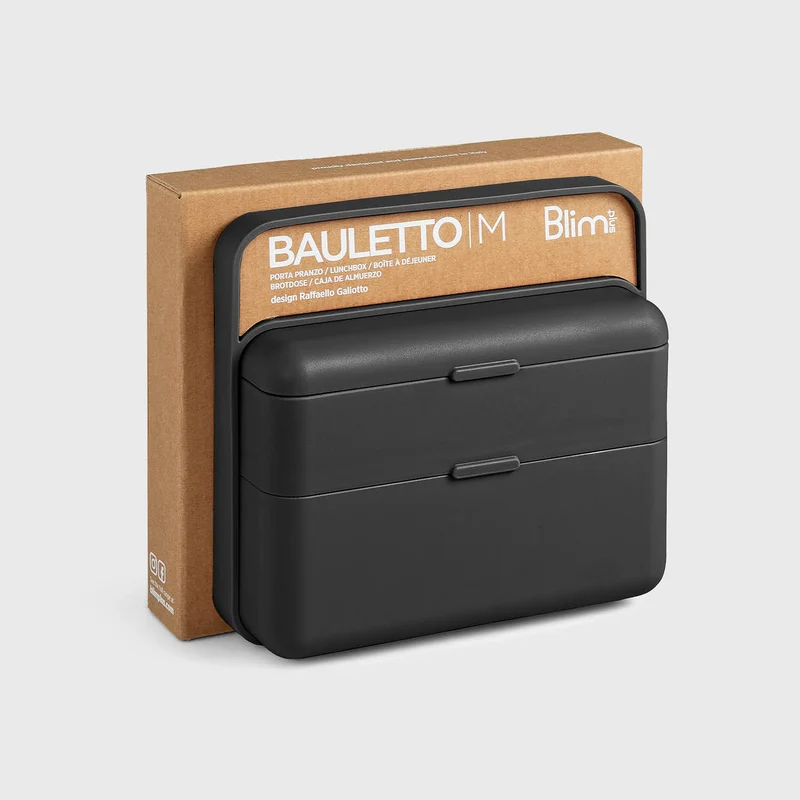 Bauletto Porta Pranzo - Carbon Black