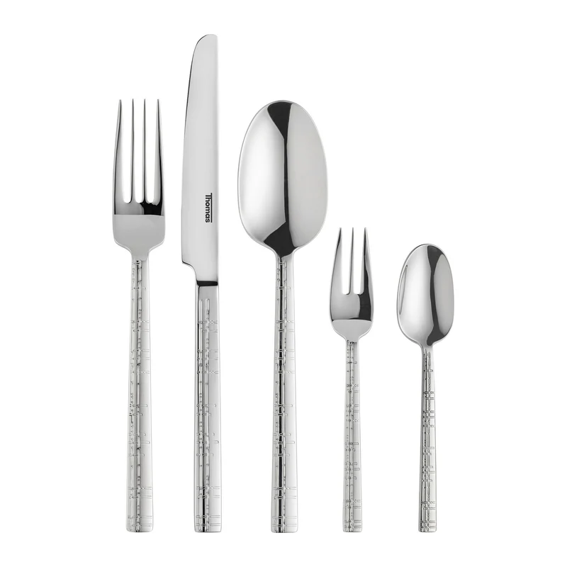 FUN - Karo Edelstahl glänzend Set posate 30 pz., MB