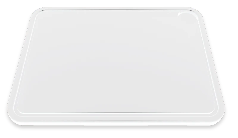 Plaque de découpe de côte de boeuf rectangulaires en polyéthylène