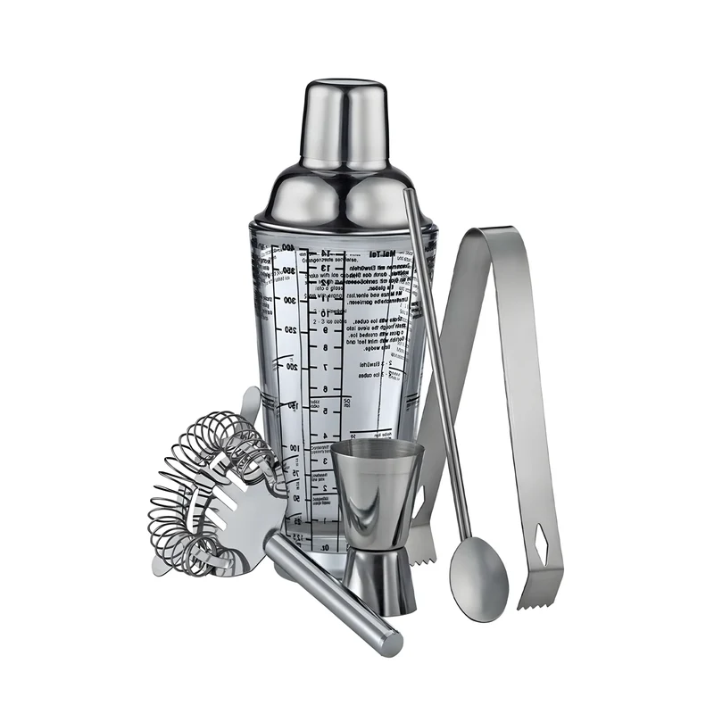 Cilio Set Barman Cosmopolitan 5 pezzi essenziali cocktail ml 400