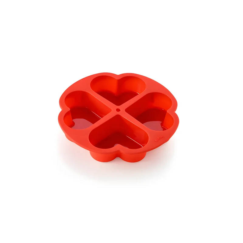 Lékué Stampo torta in silicone "Cuore" 4 porzioni cm 26,5x4,5