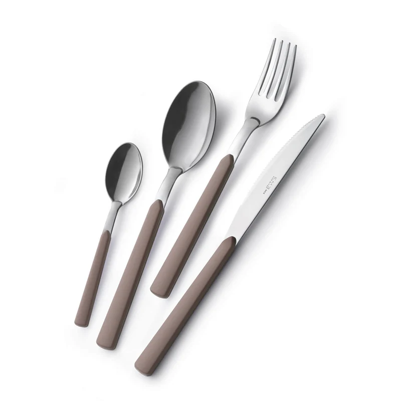 Set 24 Posate Fast Nocciola
