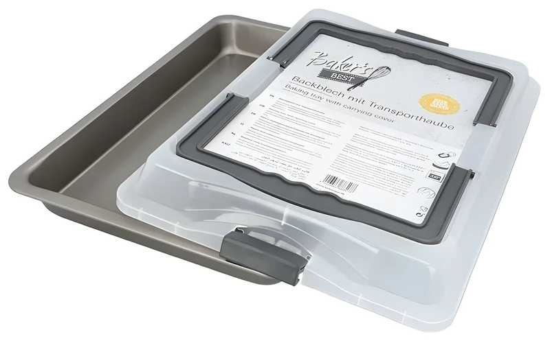 Birkmann teglia da forno + coperchio per trasporto 42x28,5x4 cm