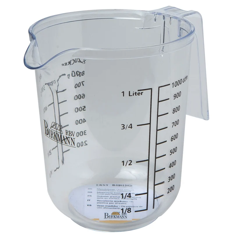 Birkmann caraffa graduata fino a 1000 ml plastica privo di BPA
