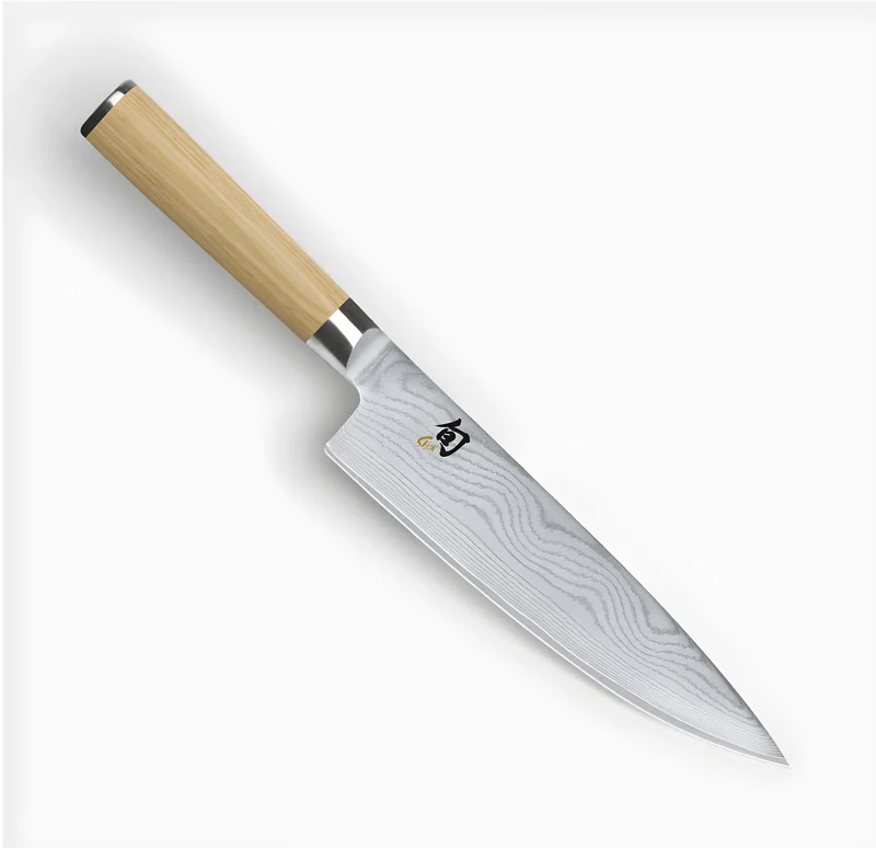 KAI Shun White Coltello da Cucina 20 cm – Damascato 32 Strati DM-0706W