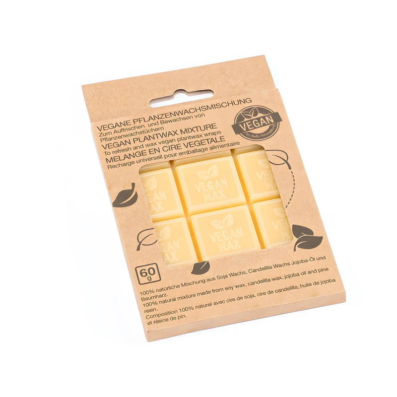 Nuts Kit per rigenerare pellicola di cera vegana cm 9,5x12x1