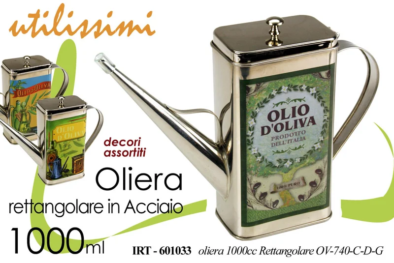 Oliera Acciaio 1lt Assortita 601033