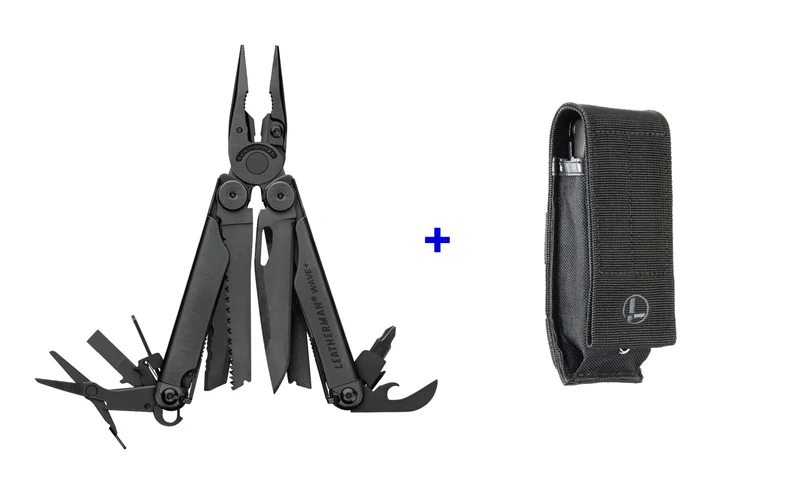 Leatherman pinza multiuso Wave + 18 utensili con fodero in nylon LTG832526