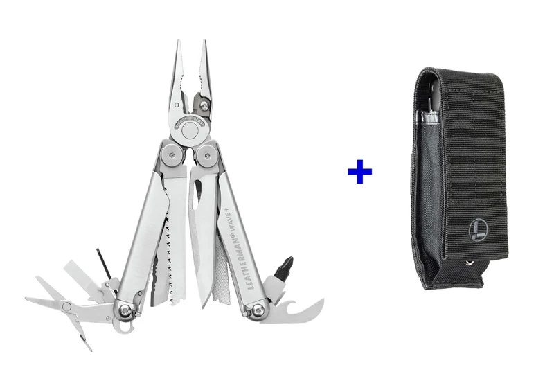 Leatherman pinza multifunzione Wave + 18 utensili LTG832524