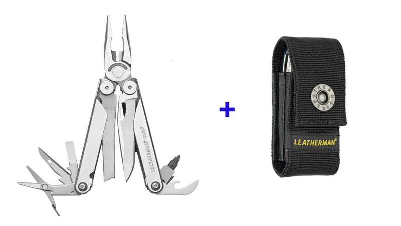 Leatherman Pinza multiuso Curl 15 utensili con fodero in nylon