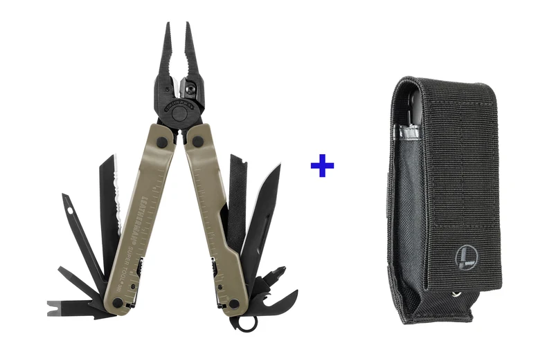 Leatherman pinza multifunzione Super Tool 300M 18 utensili Coyote Tan LTG832762