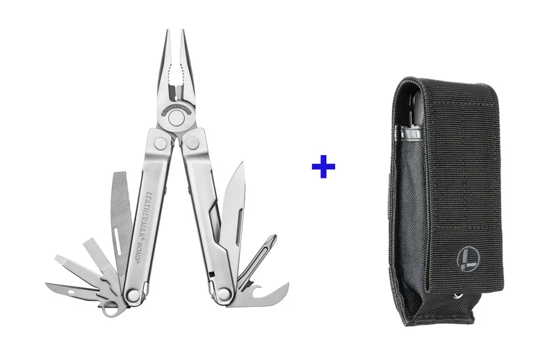 Leatherman pinza multiuso Bond 14 utensi con fodero in nylon