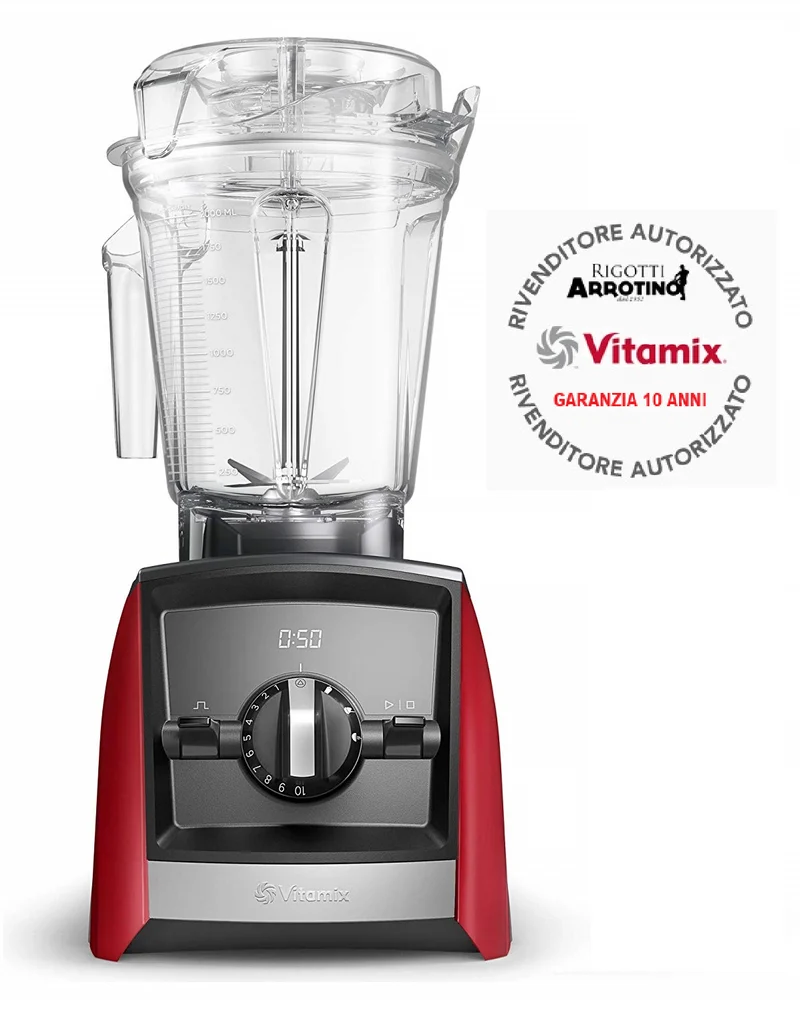 Vitamix Ascent A2500i Power Blender rosso 10 anni di garanzia
