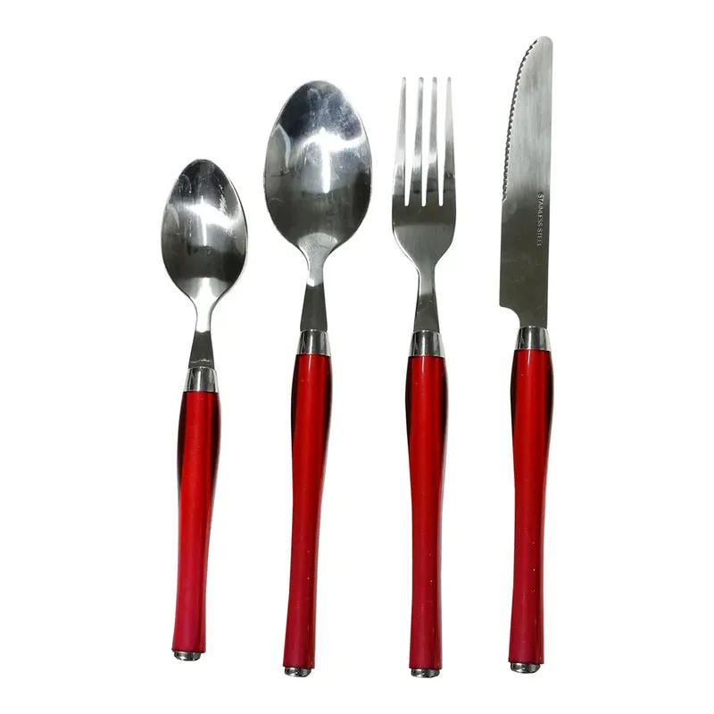 Set Posate 24pz Sharon Rosso