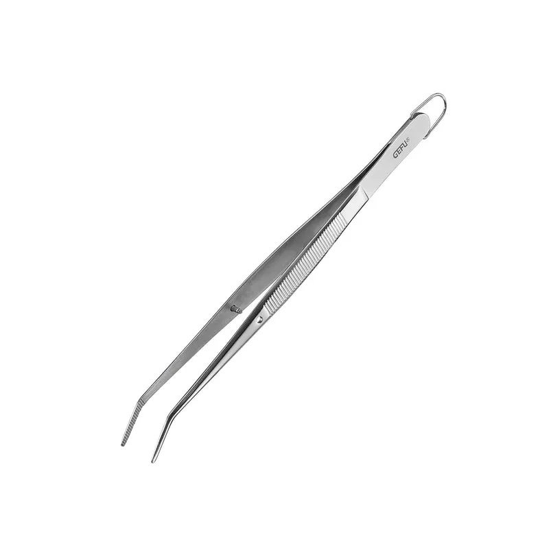 Gefu pinze di precisione professionali per impiattare punta curva 15,5 cm Preciso 11930