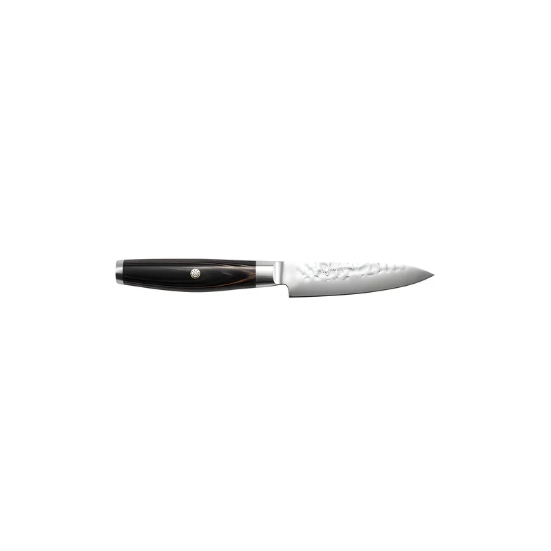 Yaxell KETU Coltello Universale Lama 10 cm – Acciaio SG2 63 HRC, Finitura Martellata