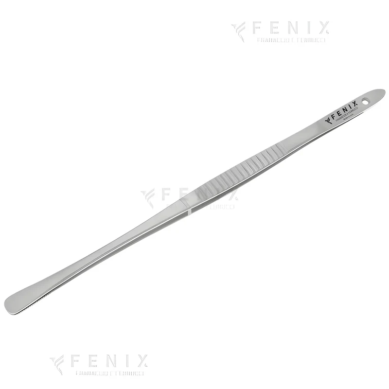 Fenix pinza da cucina inox 30 cm punta larga zigrinata
