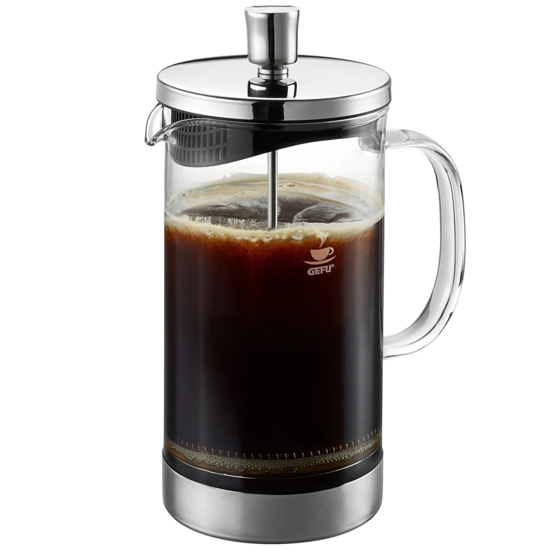 Infusore caffettiera Diego Gefu 1000ml in vetro e acciaio 16191
