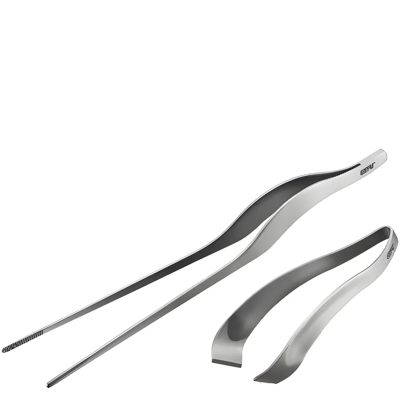 Gefu set di pinze da cucina per impiattare e spina pesce 89472