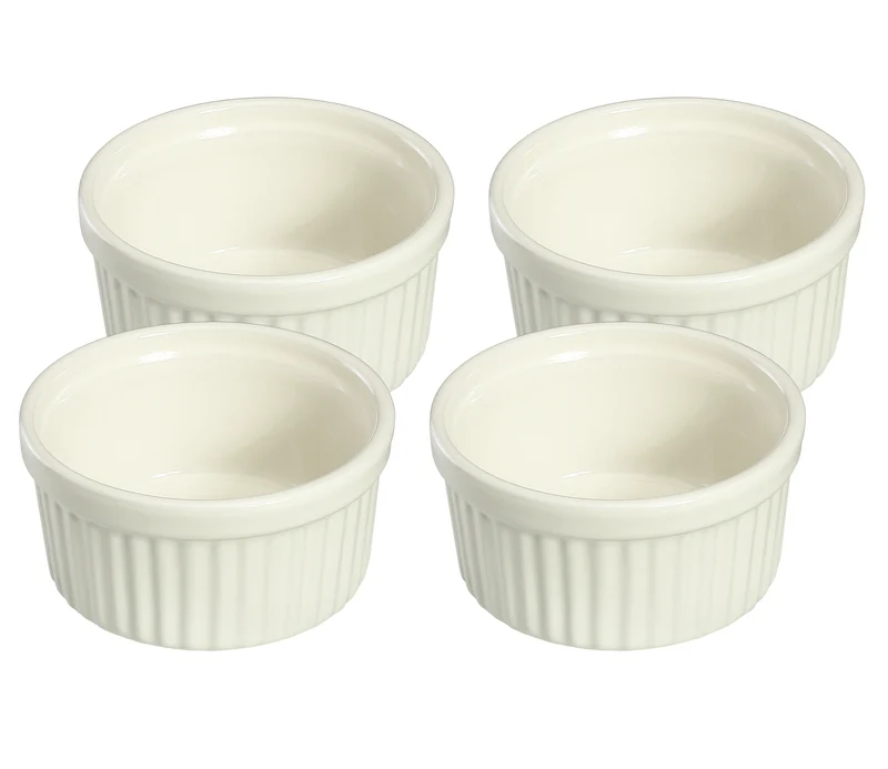 Coppetta tonda creme brulee 4pz ceramica 10x5 Cm./15 Cl. 5113427