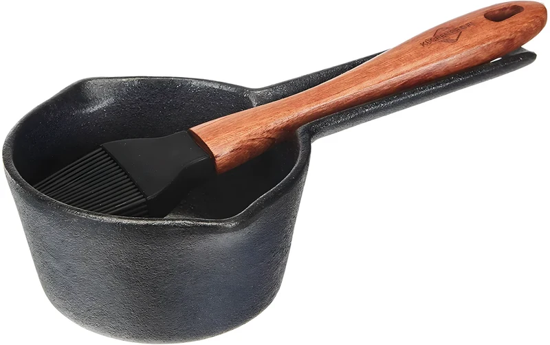 Kuchenprofi set per marinatura barbecue BBQ pentolino e pennello